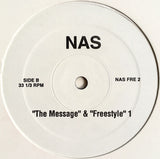 Nas : The Foulness (Freestyle 2) / The Message & Freestyle 1 (12")