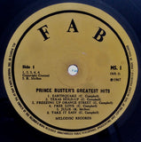 Prince Buster : Fabulous Greatest Hits (LP, Comp, RE)