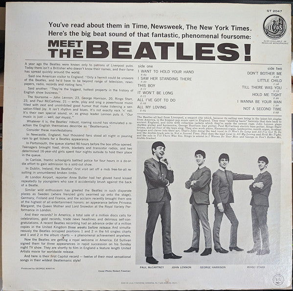 The Beatles : Meet The Beatles! (LP, Album, RE)