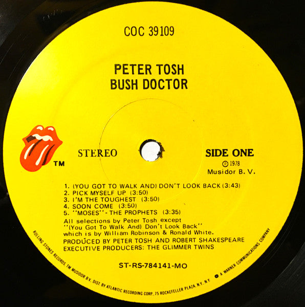 Peter Tosh : Bush Doctor (LP, Album, MO )