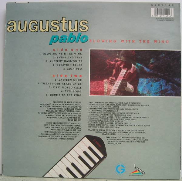 Augustus Pablo : Blowing With The Wind (LP, Album)