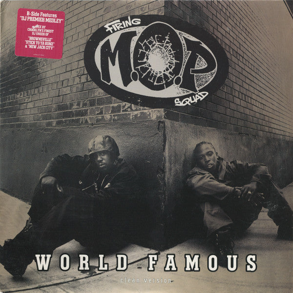 M.O.P. : World Famous (12", Promo, Hyp)