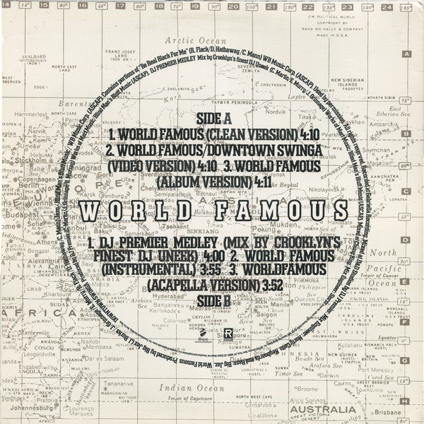 M.O.P. : World Famous (12", Promo, Hyp)
