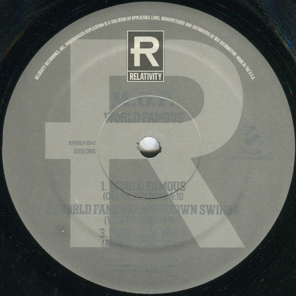 M.O.P. : World Famous (12", Promo, Hyp)