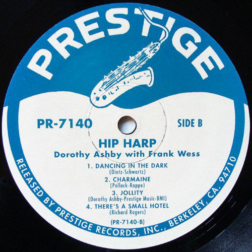 Dorothy Ashby With Frank Wess : Hip Harp (LP, Album, RE)