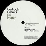 DJ Hyper : Bedrock Breaks: Compiled And Unmixed (Part 01) (2x12", Comp)