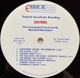 Bernard Herrmann : Sisters (Original Motion Picture Soundtrack) (LP, Album, Quad)