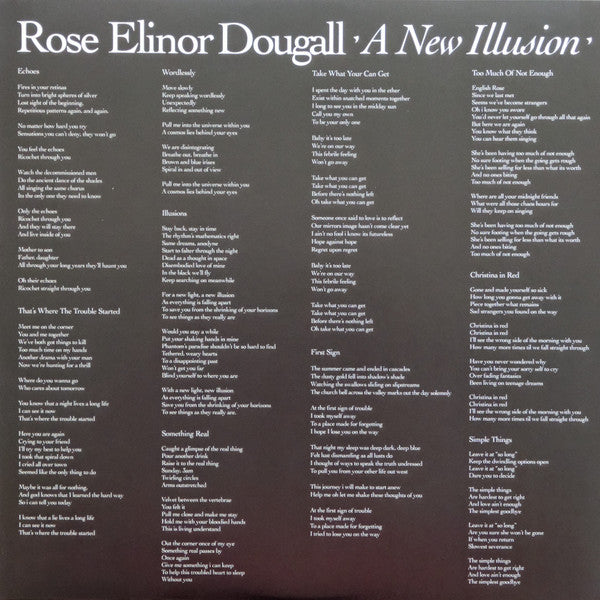 Rose Elinor Dougall : A New Illusion (LP, Album, Ltd, Blu)