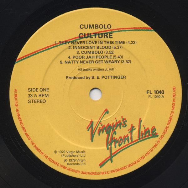 Culture : Cumbolo (LP, Album)