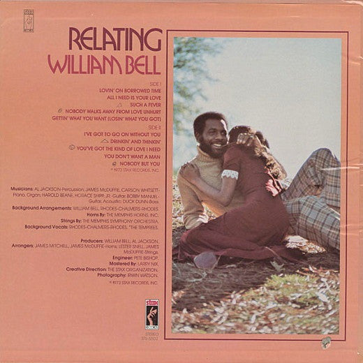 William Bell : Relating (LP, Album, Mon)
