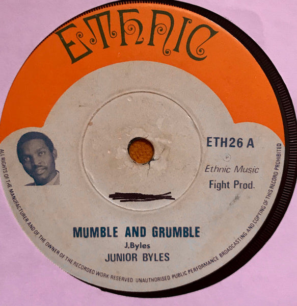 Junior Byles : Mumble And Grumble (7", Single)