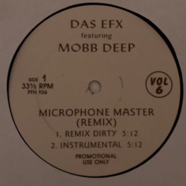 Das EFX Featuring Mobb Deep / Redman Featuring Erick Sermon + Def Squad / The Wixtons : Microphone Master (Remix) / Funkorama / Up Jump The Boogie (12", Promo, Unofficial)