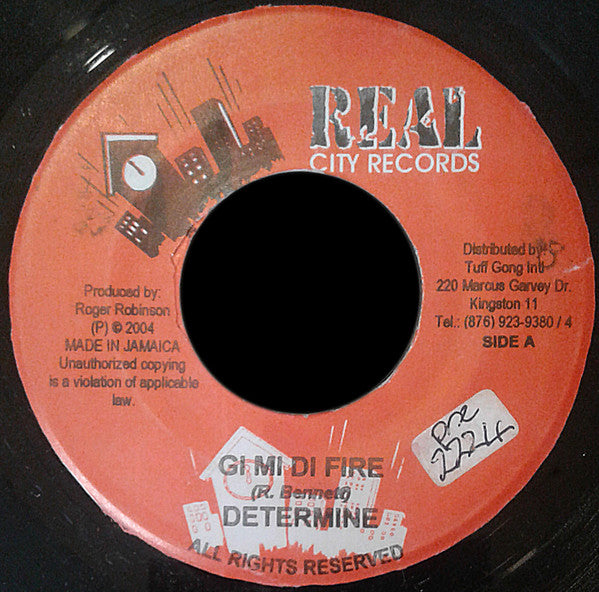 Determine : Gi Mi Di Fire (7", Single)