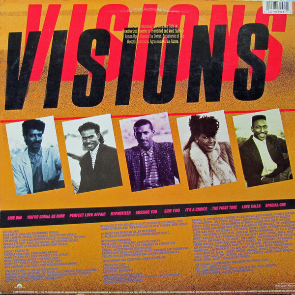 Visions (7) : Visions (LP, Album, Promo)