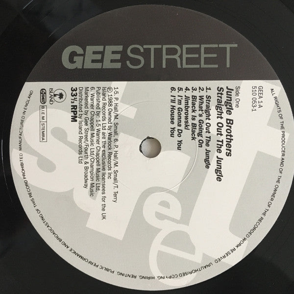 Jungle Brothers : Straight Out The Jungle (LP, RE + 12", RE)