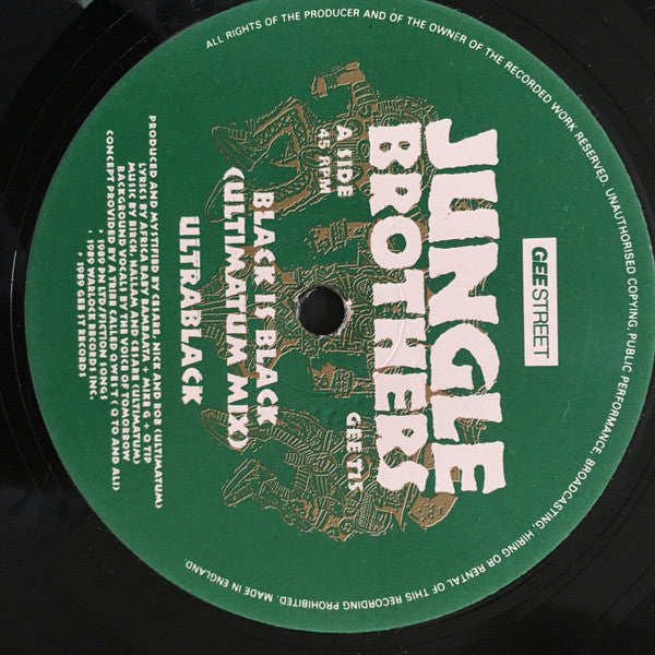 Jungle Brothers : Straight Out The Jungle (LP, RE + 12", RE)