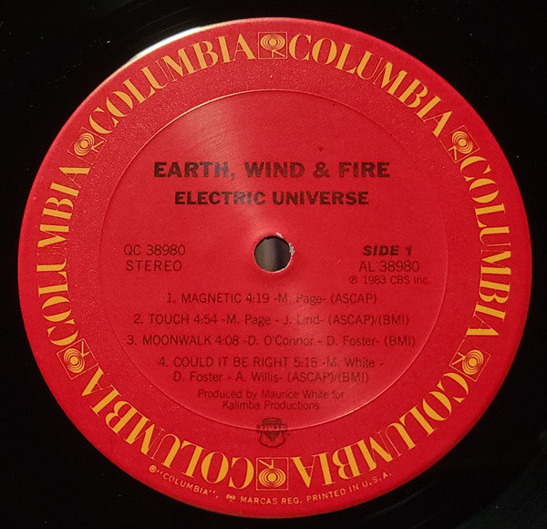 Earth, Wind & Fire : Electric Universe (LP, Album, RE, Gat)