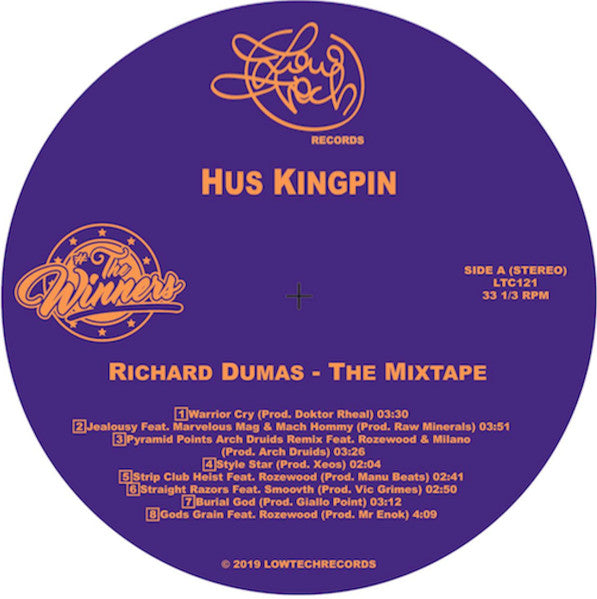 Hus Kingpin* : Richard Dumas: The Mixtape (LP, Album, Ltd)