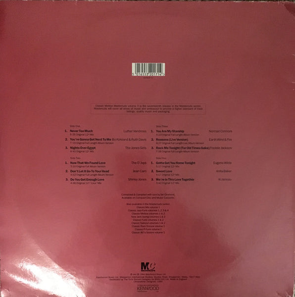 Various : Classic Mellow Mastercuts Volume 3 (2xLP, Comp)