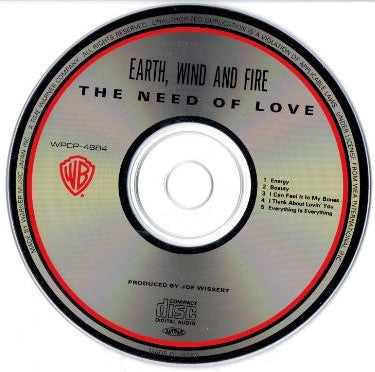 Earth, Wind And Fire* : The Need Of Love (CD, Album, RE)