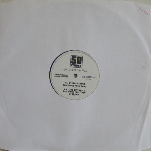 50 Cent : Get Rich Or Die Tryin' (12", Ltd, Promo, Smplr)