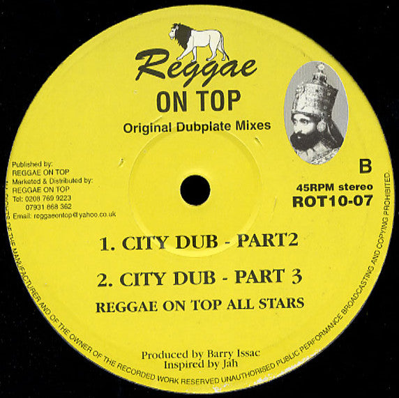 Barry Issac / Reggae On Top Allstars : Babylon City (10")