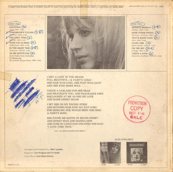 Marianne Faithfull : Faithfull Forever... (LP, Album, Mono)