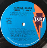 Darrell Banks : Here To Stay (LP, Album, Pit)