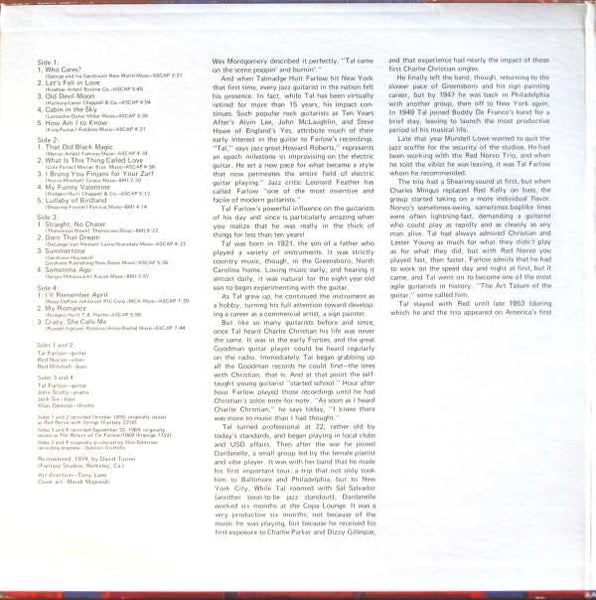Tal Farlow : Guitar Player (2xLP, Comp, Gat)