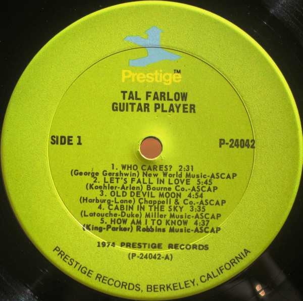 Tal Farlow : Guitar Player (2xLP, Comp, Gat)