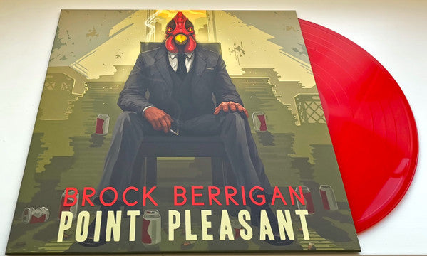 Brock Berrigan : Point Pleasant (LP, Album, Ltd, RP, Red)
