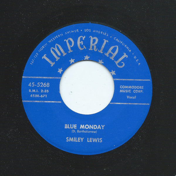 Smiley Lewis : Down The Road / Blue Monday (7", RE)