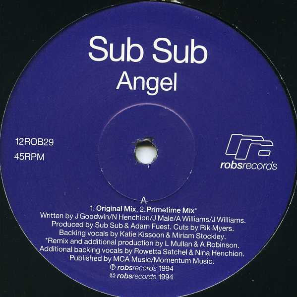 Sub Sub : Angel (Double Pack) (2x12")