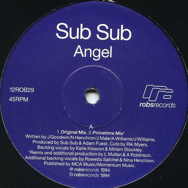 Sub Sub : Angel (Double Pack) (2x12")