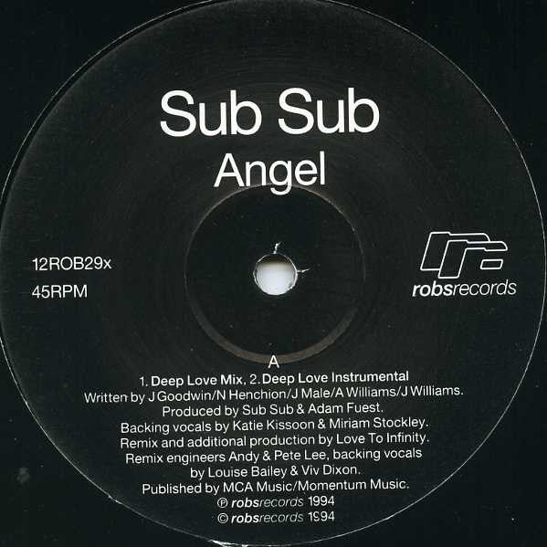 Sub Sub : Angel (Double Pack) (2x12")