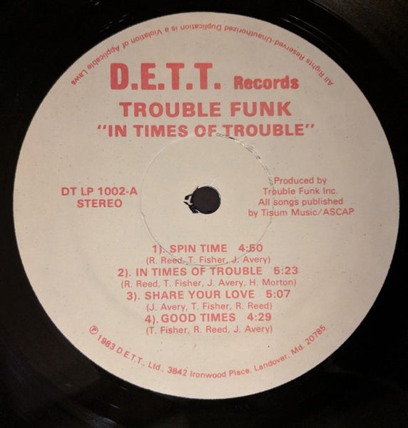 Trouble Funk : In Times Of Trouble (2xLP, Album)