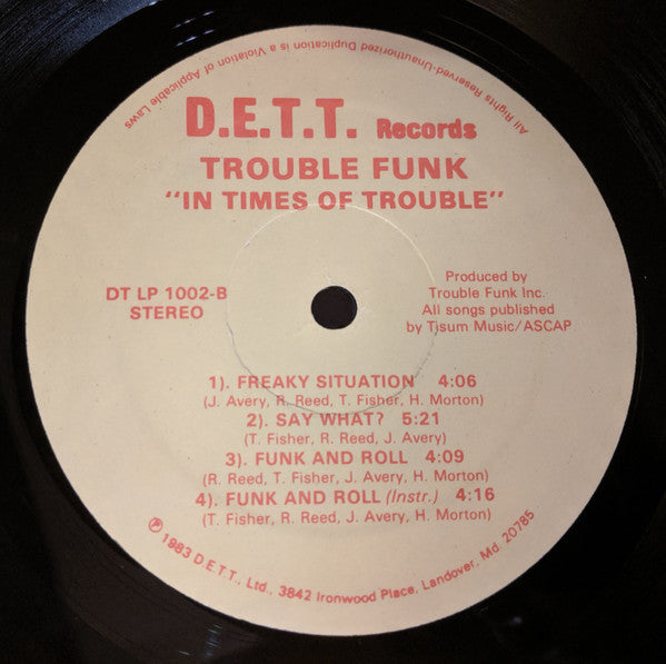 Trouble Funk : In Times Of Trouble (2xLP, Album)