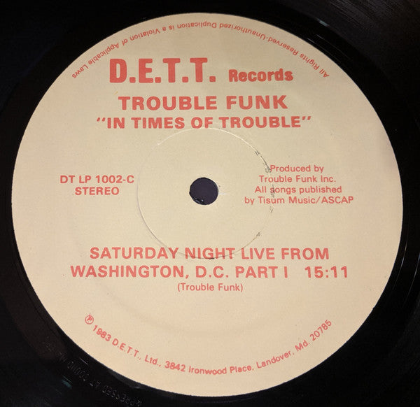 Trouble Funk : In Times Of Trouble (2xLP, Album)