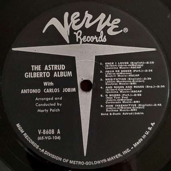 Astrud Gilberto : The Astrud Gilberto Album (LP, Album, Mono)