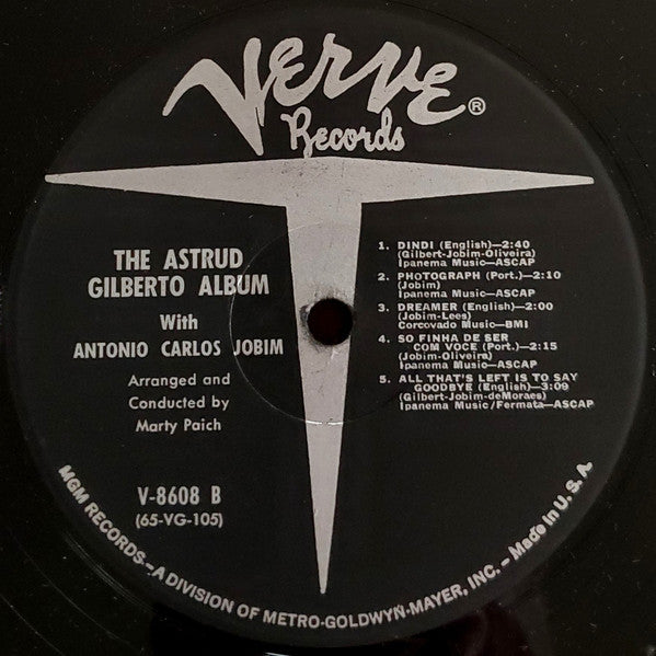 Astrud Gilberto : The Astrud Gilberto Album (LP, Album, Mono)