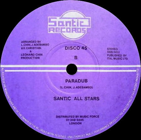 Jean Adebambo : Paradise (12")