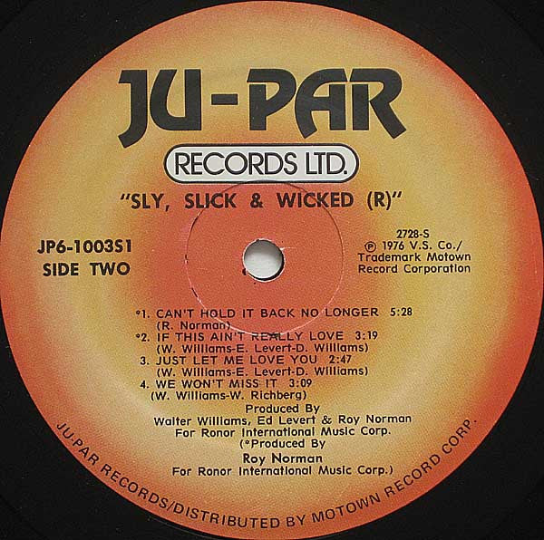 Sly, Slick And Wicked : Sly, Slick And Wicked (LP, Album)