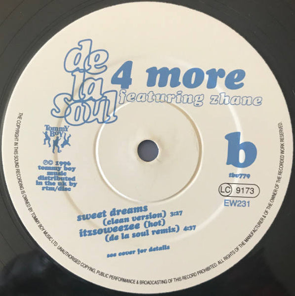 De La Soul Featuring Zhané : 4 More (12")