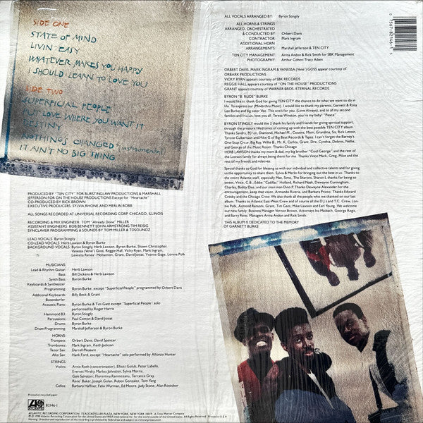 Ten City : State Of Mind (LP, Album)