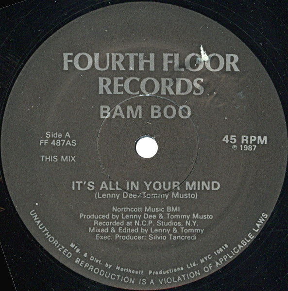 Bam Boo* : It's All In Your Mind (12")