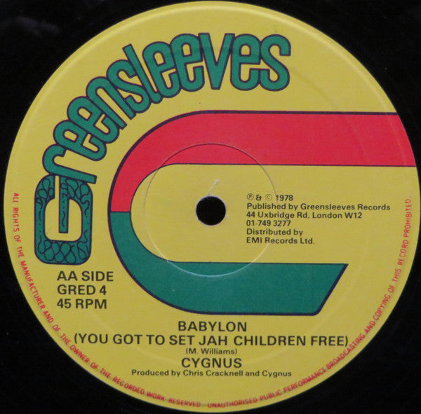 Cygnus (4) : Jah Man (12")
