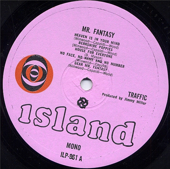 Traffic : Mr. Fantasy (LP, Album, Mono, Gat)