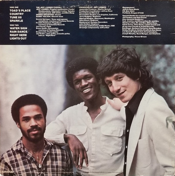 The Jeff Lorber Fusion : Water Sign (LP, Album, Ter)