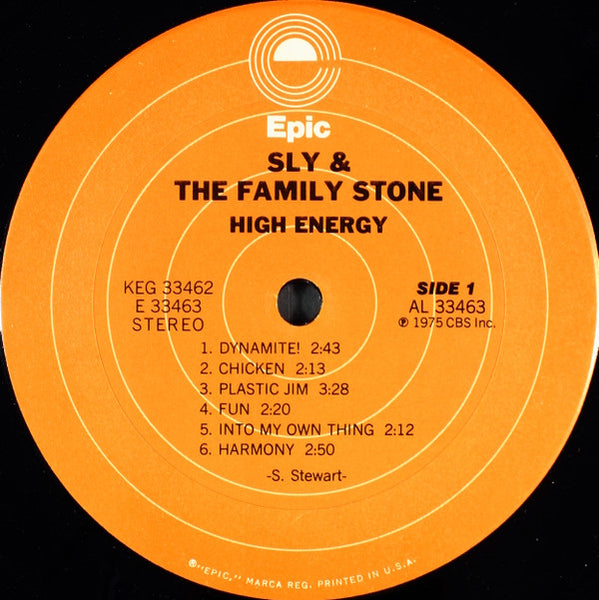 Sly & The Family Stone : High Energy (2xLP, Comp)