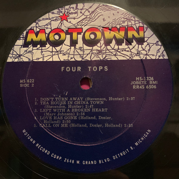 Four Tops : Four Tops (LP, Album, Roc)